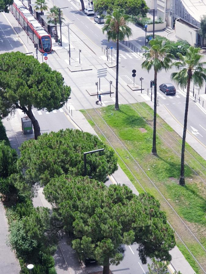 Big Flat Sea Vieuw 95 M2 5 Rooms Near Airport 5 Min Train 3 Min And Tram On Site, Beach 7 Min, 2 Showers And 2 Toilets , Neuf Grand Appartement 95 M2 5 Chambres Proche Aeroport 5 Min Train 3 Min Et Tramway Sur Place, Plage 7 Min 2 Douches Et 2 Wc Vue Nice Exterior foto
